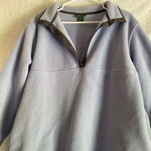 Womens L.L. Bean fleece sweater